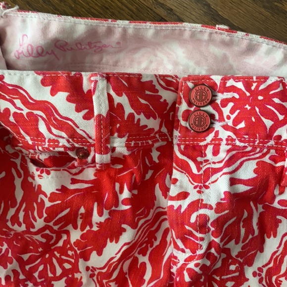 Lilly pullitzer pink pants size 4 - Picture 2 of 2